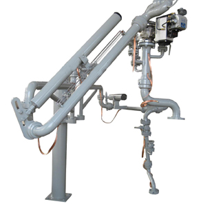 河北石家莊客戶定制采購的三臂LNG低溫裝卸臂（低溫鶴管）已發往使用現場(1)